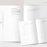 Book design – wedding planner interior layout